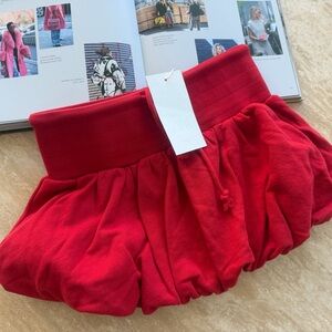 Zara Red Mini Skirt